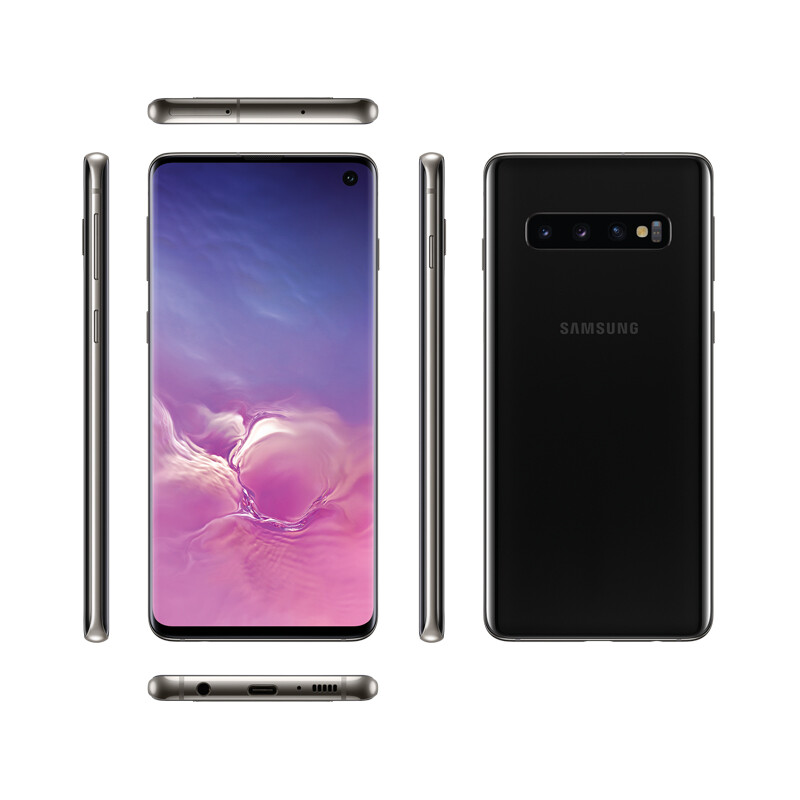 三星 SAMSUNG Galaxy S10(SM-G9730)骁龙855超感屏 超声波屏下指纹 全网通双卡双待游戏手机 8GB+128GB炭晶黑