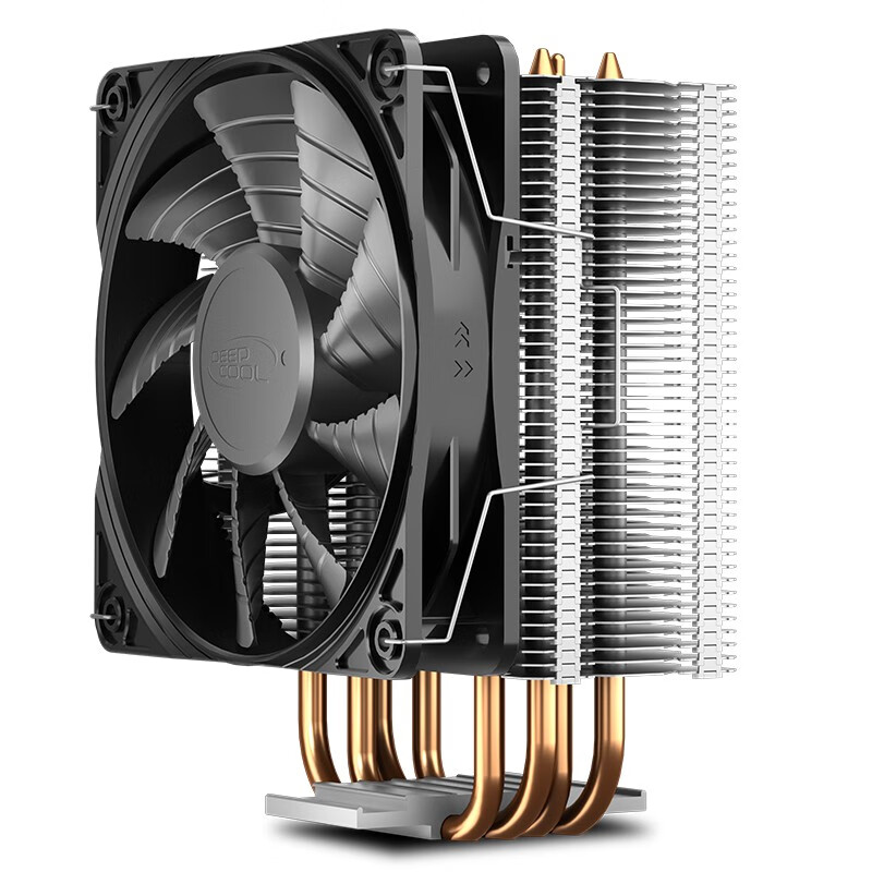 九州风神（DEEPCOOL） 玄冰400S CPU散热器（多平台/支持AM4/4热管/无光12CM风扇/附带硅脂）