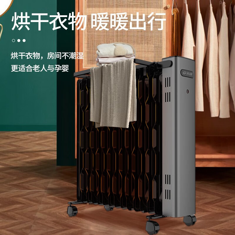 先锋(Singfun) 京品家电 取暖器电热油汀热浪油汀电暖器电暖气片 整体升温DYT-SS15
