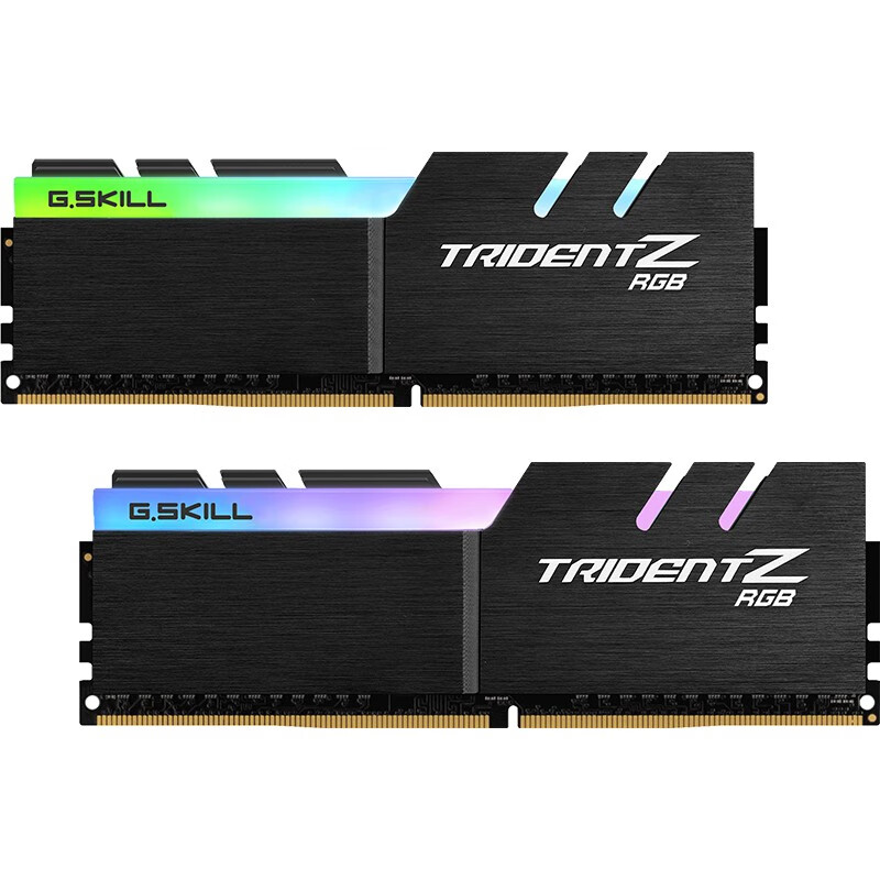 芝奇（G.SKILL）64GB(32G×2)套装 DDR4 3600频率 台式机内存条-幻光戟RGB灯条