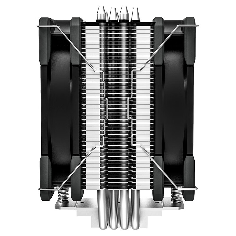 ID-COOLING SE-40 四热管双风扇镀镍塔式侧吹CPU散热器 多平台金属扣具温控高风压性能版风扇