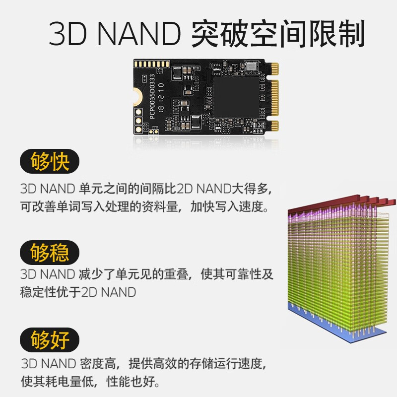 先锋(Pioneer) 256GB SSD固态硬盘 M.2接口（NVME协议）SE10N系列（PCIe3x2 2242）