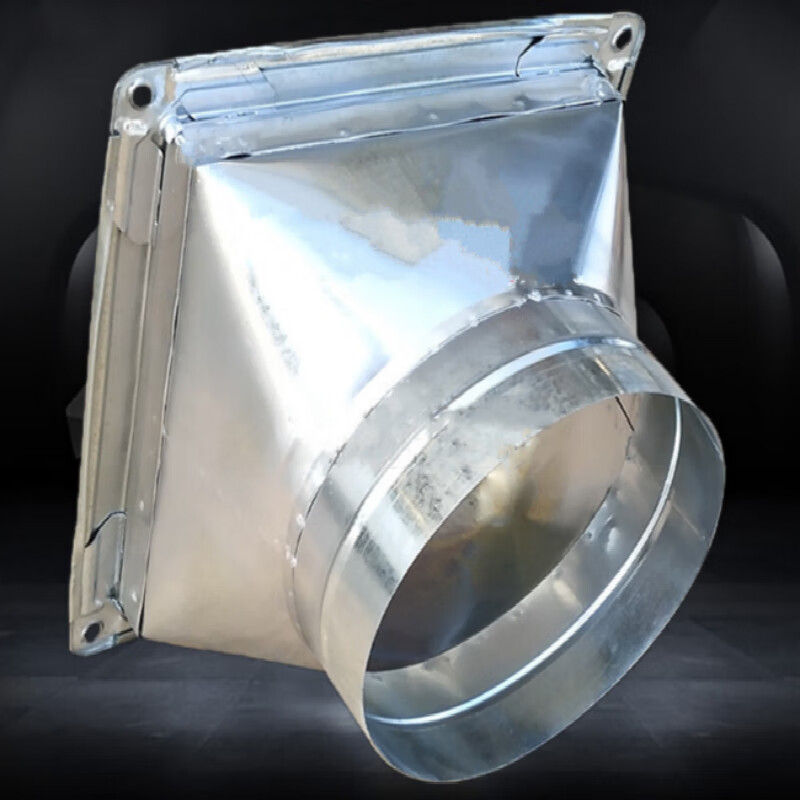 油烟净化器方变圆变径器 定制镀锌变径天方地圆油烟净化器管接头风机