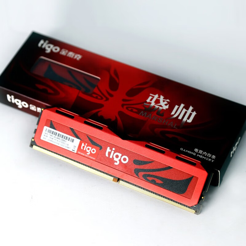 金泰克（Tigo）DDR4 3000 8GB台式机内存条 骁帅马甲条 国产颗粒内存条