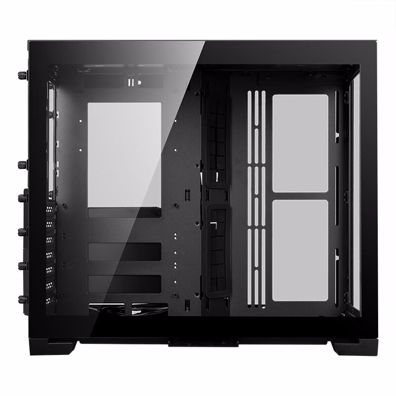 LIANLI 联力 包豪斯mini 黑 小型ATX电脑机箱 模块化后板/多安装模式/支持ATX主板、SFX电源、水冷、四面防尘