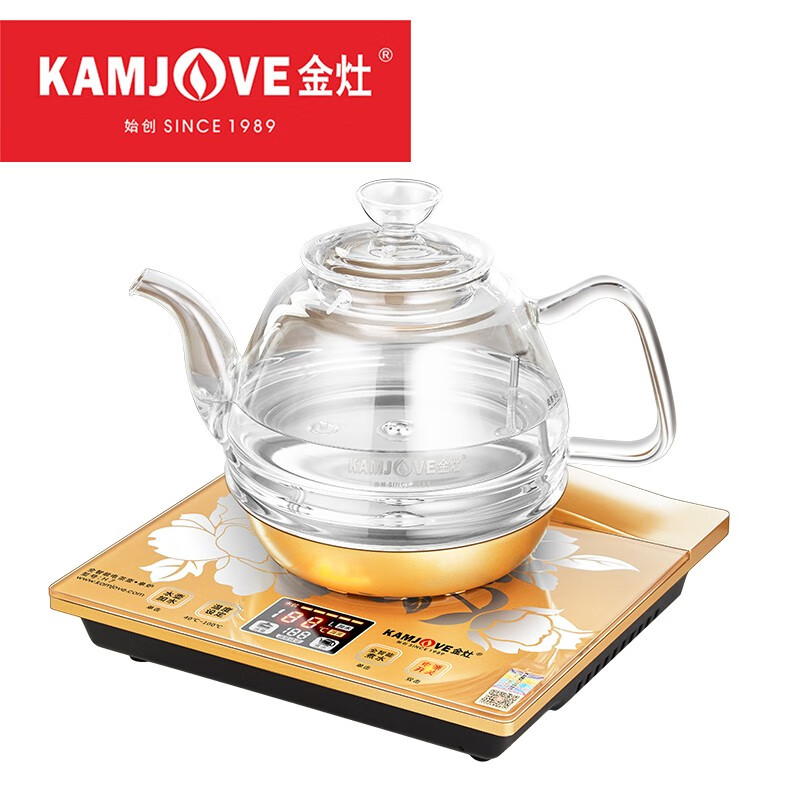 金灶（KAMJOVE） 涌泉式全自动上水电热水壶 玻璃烧水壶 智能保温电茶壶 H7