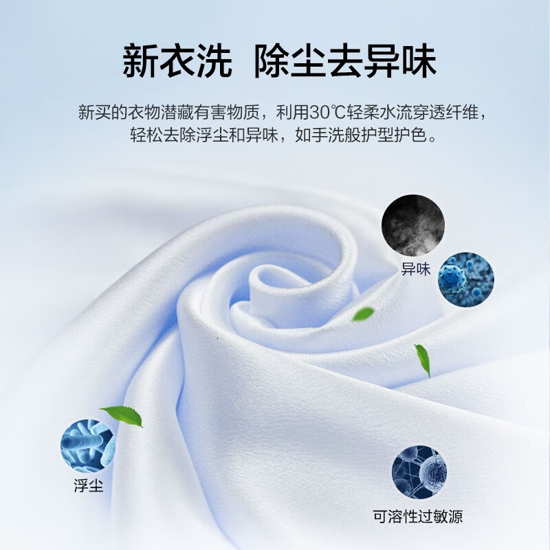 海爾（Haier) 滾筒洗衣機(jī)全自動(dòng)  巴氏除菌香薰洗除異味 15分鐘快洗 10KG變頻電機(jī) EG100B129W