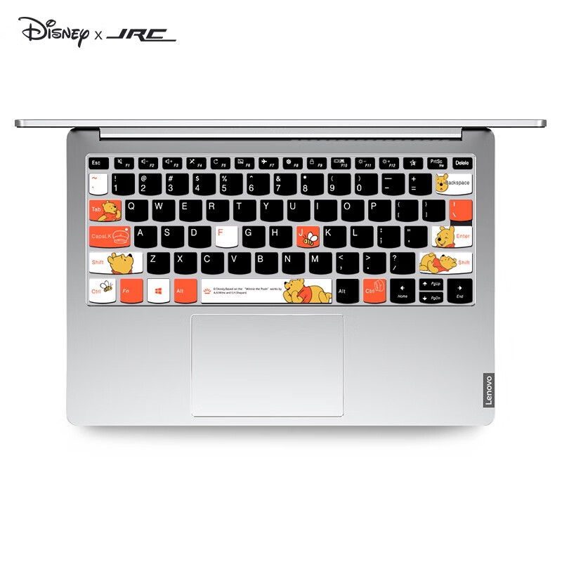 迪士尼授权 JRC 2020新款联想小新 Pro13 13.3英寸笔记本电脑键盘膜 硅胶保护罩防水防尘 蜂蜜维尼