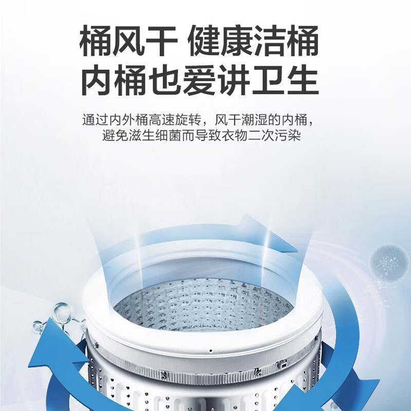 海信(Hisense)波輪洗衣機全自動 5.6公斤小型迷你 家用租房宿舍 10大洗衣程序 24小時預約 HB56D128