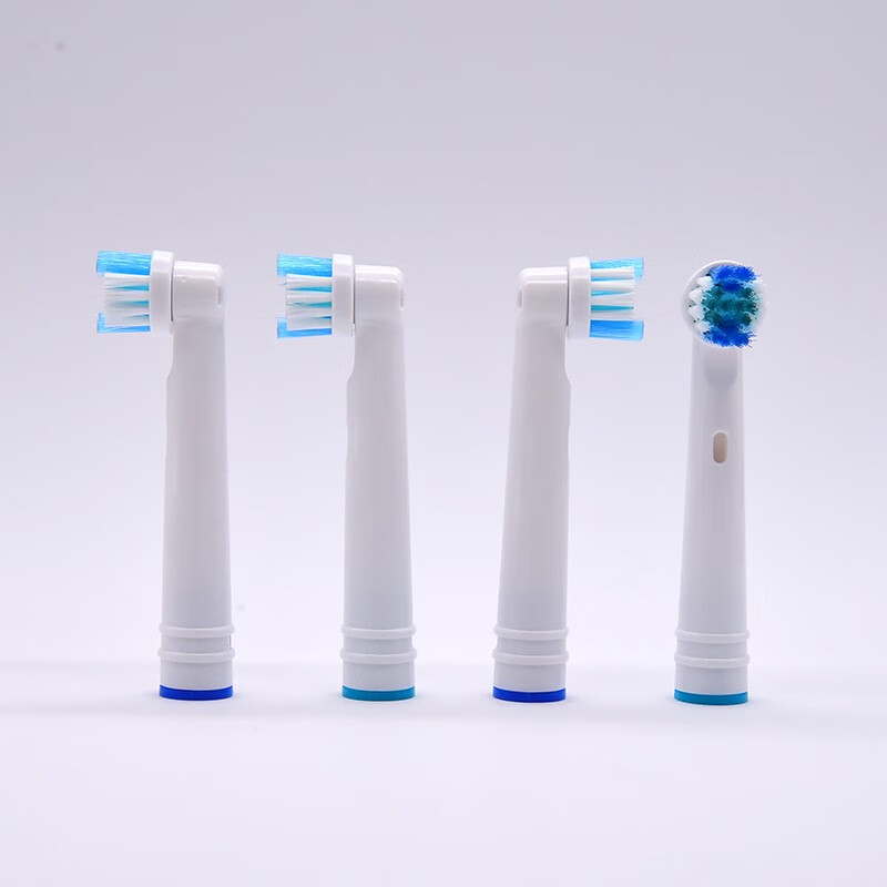 或护理适配博朗欧乐B（Oral-B）EB50/D12/D16/3757/3709电动牙刷头通用替换头 EB-17P护理清洁型4支装