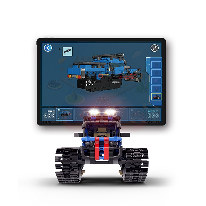 科大讯飞机器人 阿尔法蛋编程机甲S1儿童积木玩具吉普车机甲大师智能机器人专业编程教育 编程机甲
