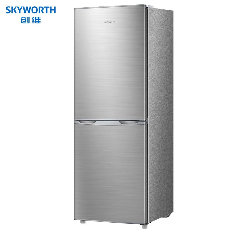 【自营配送】创维（Skyworth）160升双门直冷低音节能冷藏冷冻保鲜存储家用电冰箱BCD-160