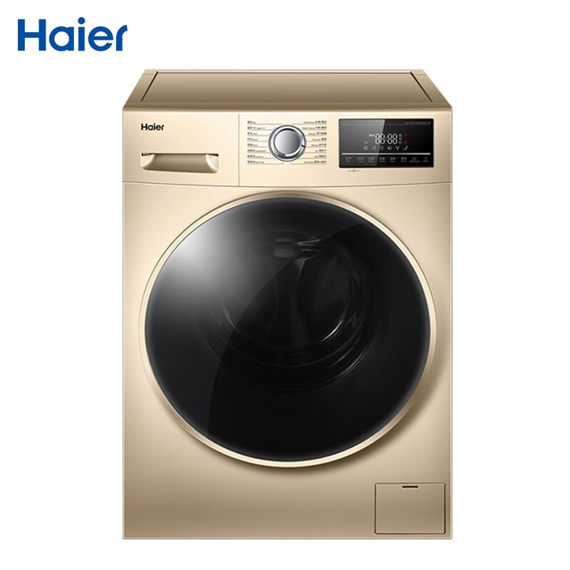 海尔（Haier）滚筒洗衣机全自动 高温除菌  微蒸汽除螨防皱10KG洗烘一体变频XQG100-14HB30GU1JD