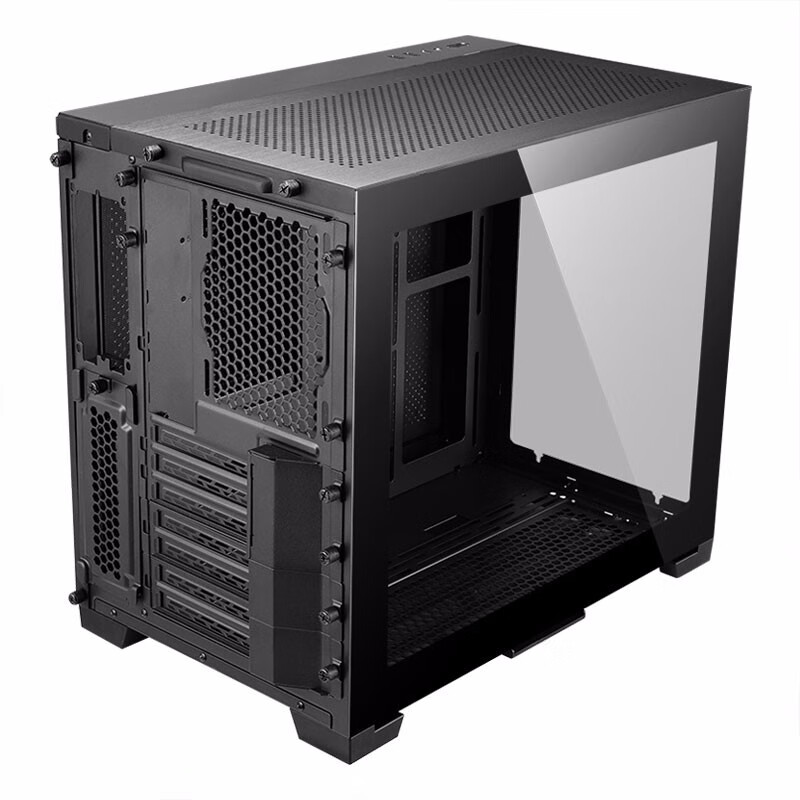 LIANLI 联力 包豪斯mini 黑 小型ATX电脑机箱 模块化后板/多安装模式/支持ATX主板、SFX电源、水冷、四面防尘