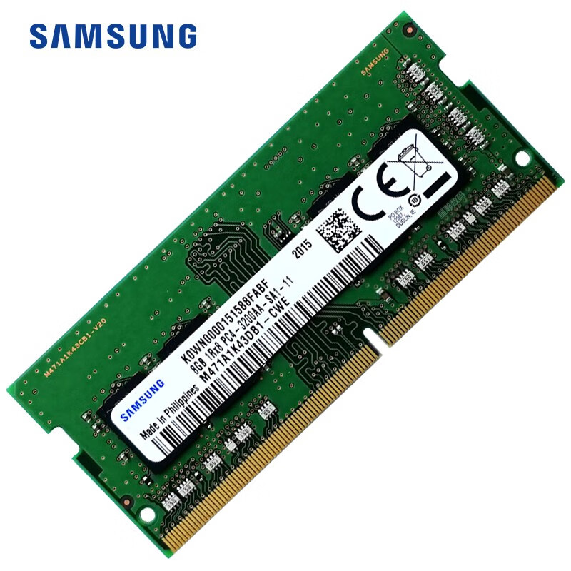 三星（SAMSUNG）笔记本内存条4G8G16G32G DDR4 DDR3内存适用联想戴尔华硕宏碁等 DDR4 3200 8G