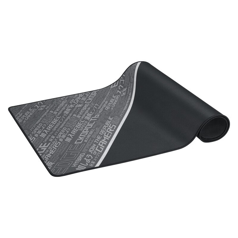 ROG泰毯黑曜石 游戏鼠标垫 FPS游戏 定位精准 天然橡胶 电竞 桌垫 黑色