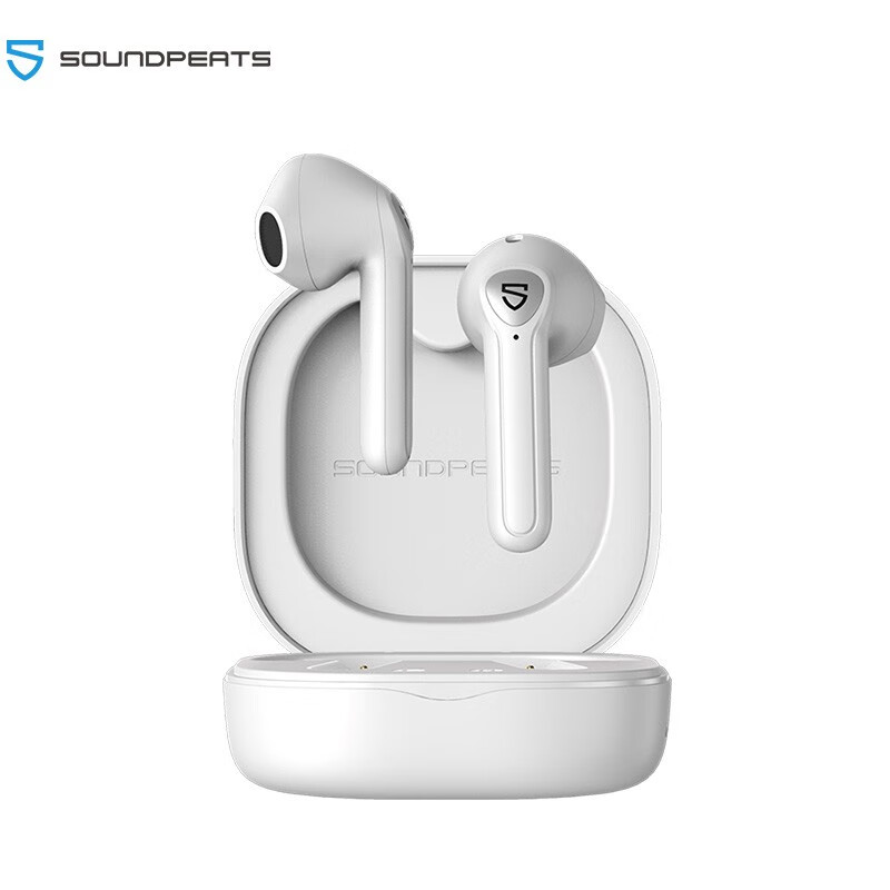 SoundPEATS TrueAir2 真无线蓝牙耳机 半入耳式TWS耳机 蓝牙5.2 适用苹果华为小米手机 白色
