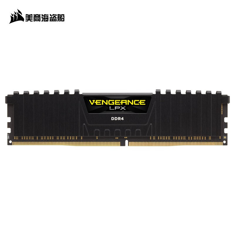 美商海盗船（USCORSAIR）16GB DDR4 4000 台式机内存条 复仇者LPX系列 游戏型