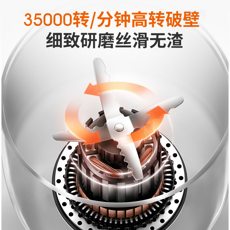 九阳（Joyoung）肖战推荐 豆浆机0.4-0.6L家用多功能 迷你免滤榨汁机破壁辅食机DJ06X-D561(粉)