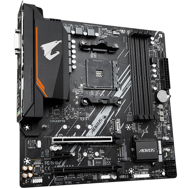 技嘉 小雕 B550M AORUS ELITE 主板 支持5600X/3600/3600X/3700X（AMD B550/ Socket AM4）