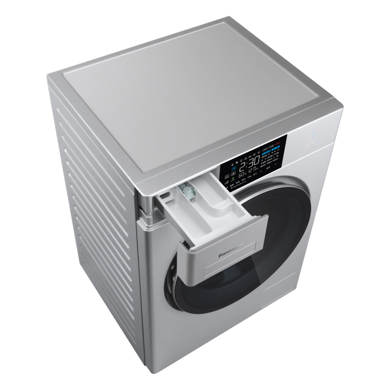 松下 panasonic 滚筒洗衣机 全自动10公斤 洗烘一体机，光动银除菌 智能烘干变频 XQG100-EG156