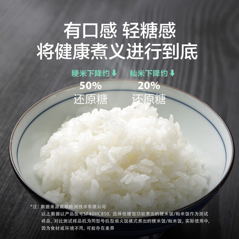 苏泊尔（SUPOR）电饭煲电饭锅4L电磁加热精铁球釜2-6人触控面板低糖健康家用智能电饭煲40HC850（以旧换新）