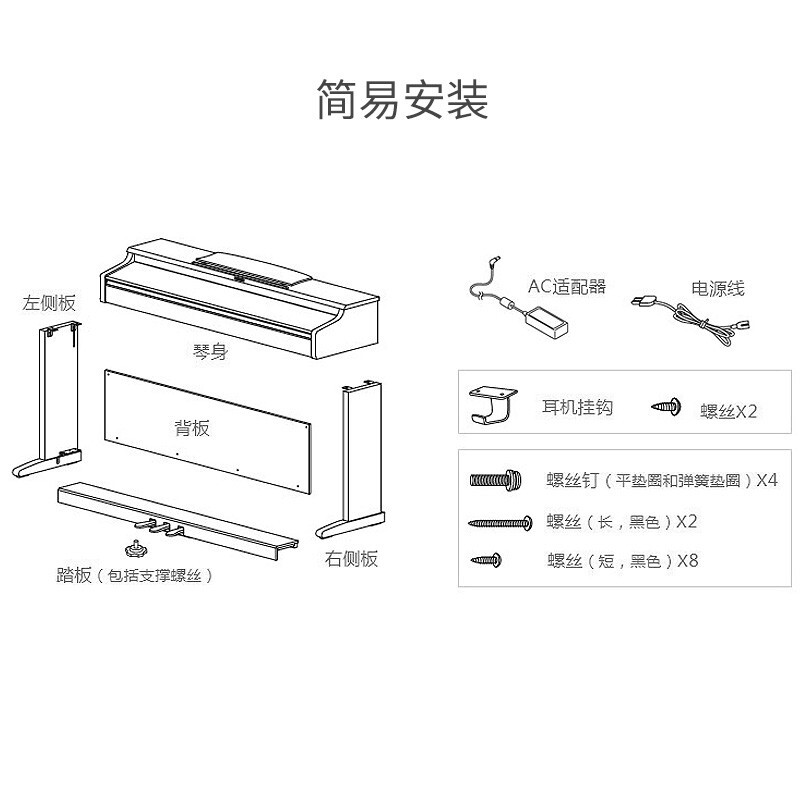 电钢琴卡瓦依kdp110和雅马哈144哪个好？有啥区别？