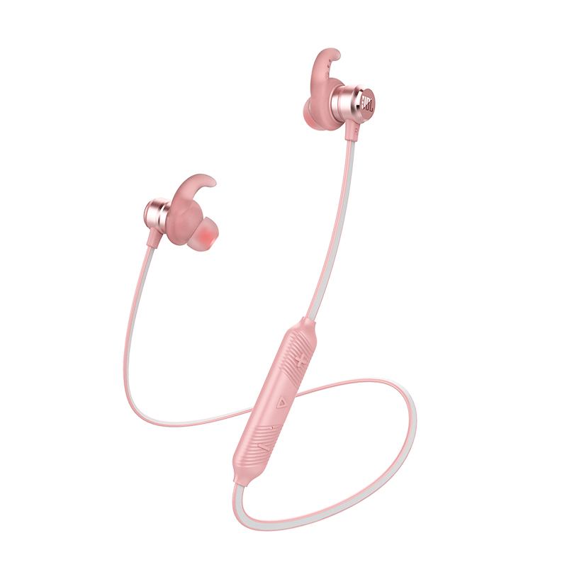 JBL T280BT PLUS 颈挂式无线蓝牙耳机 通话降噪运动游戏入耳式耳机 苹果华为小米耳机 樱花粉