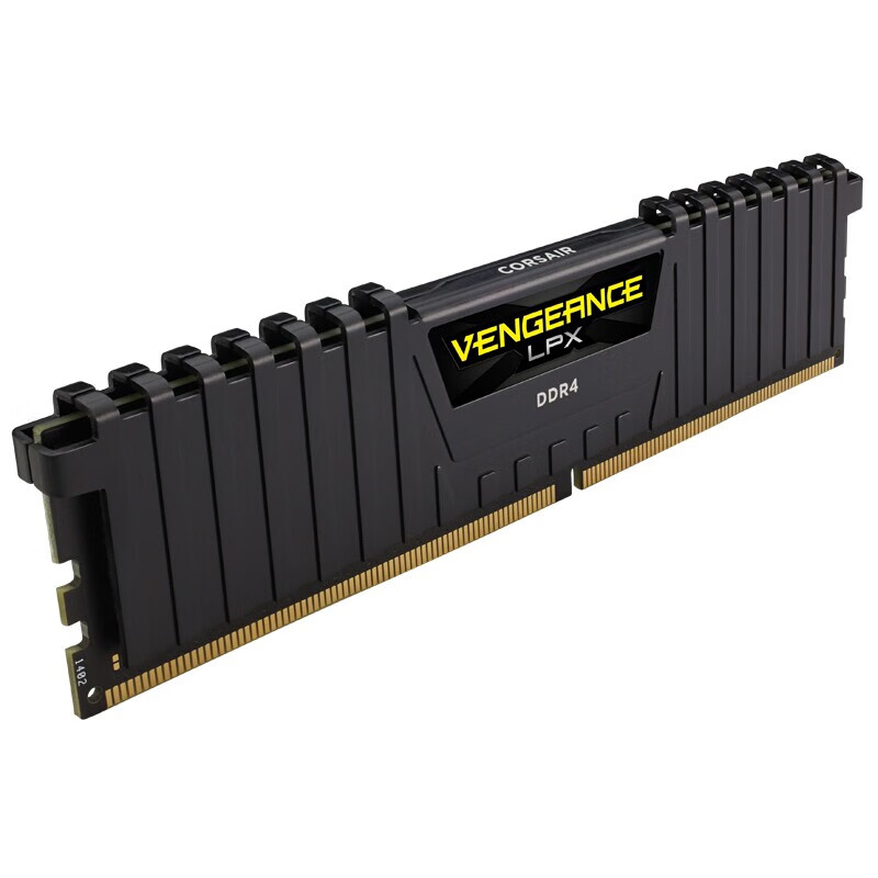 美商海盗船（USCORSAIR）16GB(8G×2)套装 DDR4 4000 台式机内存条 复仇者LPX系列 游戏型