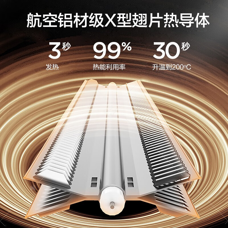 百斯腾 家用静音电暖气浴室防水节能壁挂式智能双核双效速热对流透射式取暖器 智能变频+APP远程遥控 白色升级版S8 2200W
