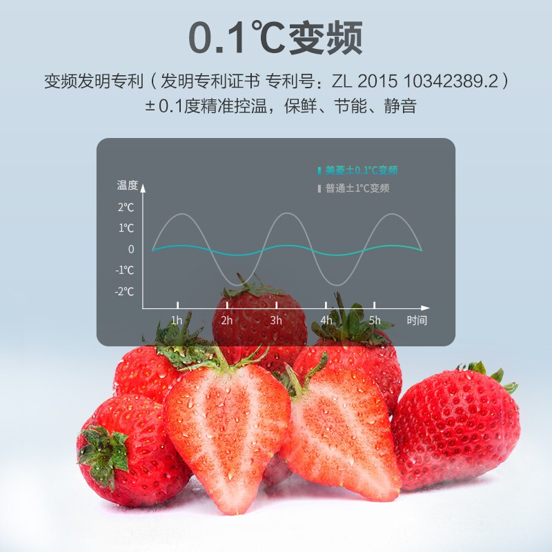 美菱(MELING)511升 十字冰箱多门 一级能效 风冷无霜 大容量电冰箱BCD-511WPBTX