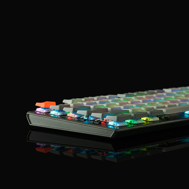 京东京造 K1/104蓝牙双模矮轴机械键盘 背光104键有线/蓝牙双模矮轴机械键盘 双系统兼容 黑色茶轴RGB