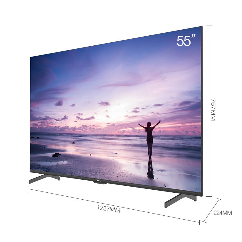 海尔 （Haier） LU55D31(PRO) 55英寸4K超高清 声控全面屏 人工智能 LED液晶电视16G大内存 以旧换新