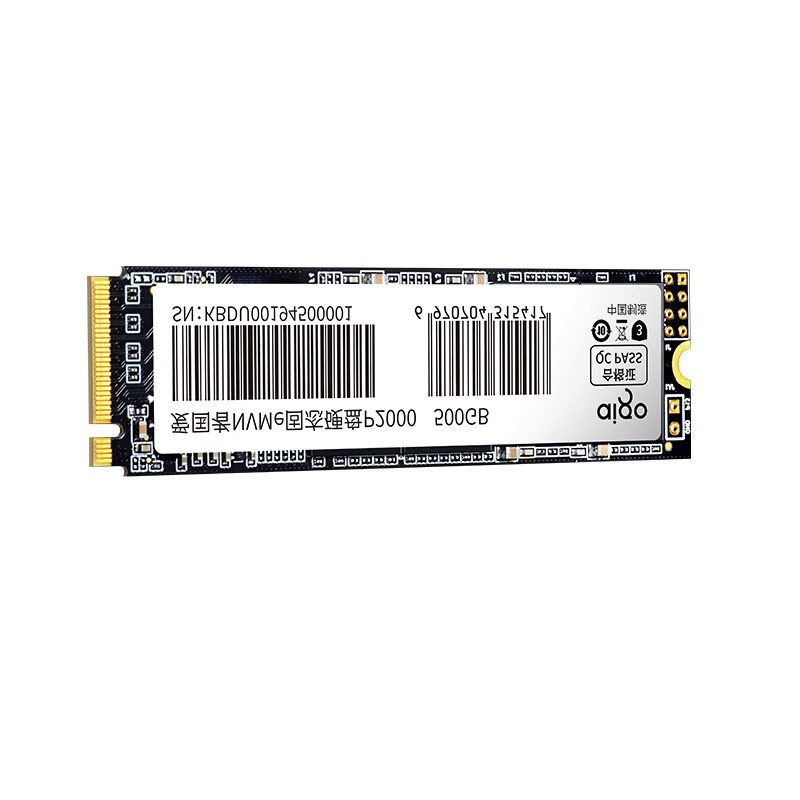 爱国者 (aigo) 500GB SSD固态硬盘 M.2接口(NVMe协议) P2000 读速可达1940MB/s