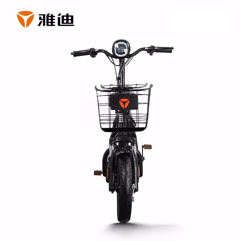 雅迪（yadea）电动车小飞侠新国标48V12AH锂电可提取电池电动车成人踏板电动自行车电瓶车黑色
