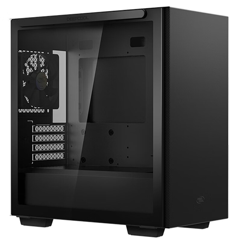 九州风神（DEEPCOOL） 魔方110磁吸式电脑机箱 黑色款（水冷机箱/磁吸侧板/内置显卡支架）