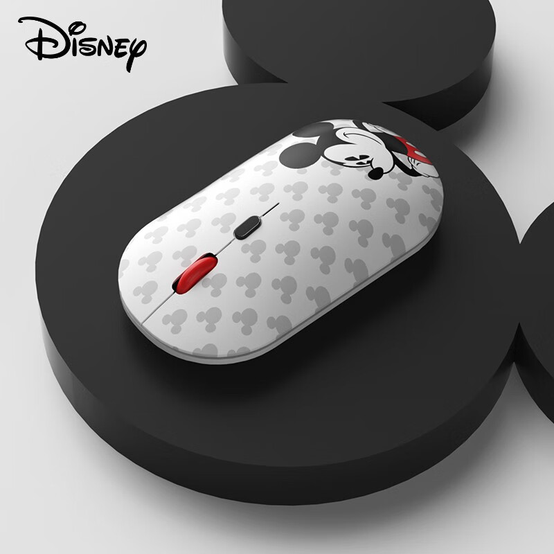 JRC 迪士尼授权 2.4G无线鼠标 办公鼠标 对称鼠标 华为苹果小米联想华硕戴尔适用 白色
