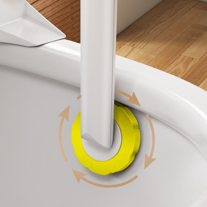 家杰优品 浴室用品  马桶刷配件 一次性可抛马桶刷头 含清洁液（28只）柠檬味
