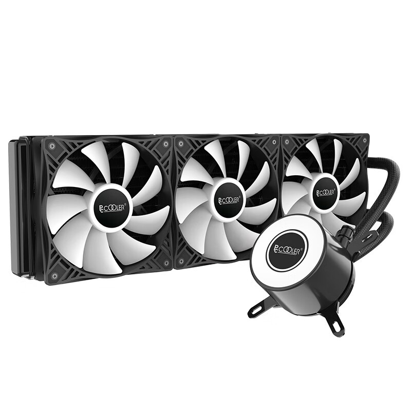 超频三（PCCOOLER）巨浪360 GI-CL360PRO CPU水冷散热器 （PWM智能温控/5VARGB/1200/2066/AM4）