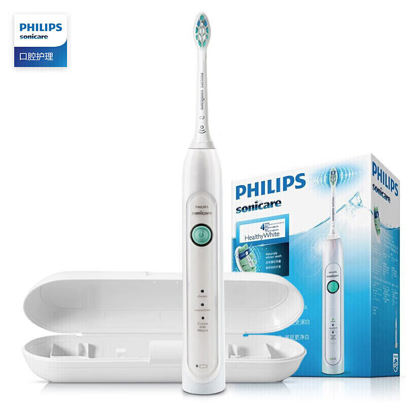 飞利浦（PHILIPS）电动牙刷 成人声波震动牙刷(自带刷头*1) 3种模式 HX6730/02