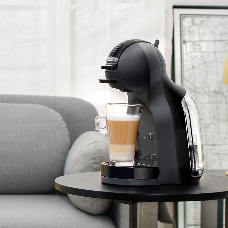 雀巢多趣酷思(Nescafe Dolce Gusto) 入门款咖啡机 家用 商用 全自动胶囊机 京品家电-Mini Me 黑色