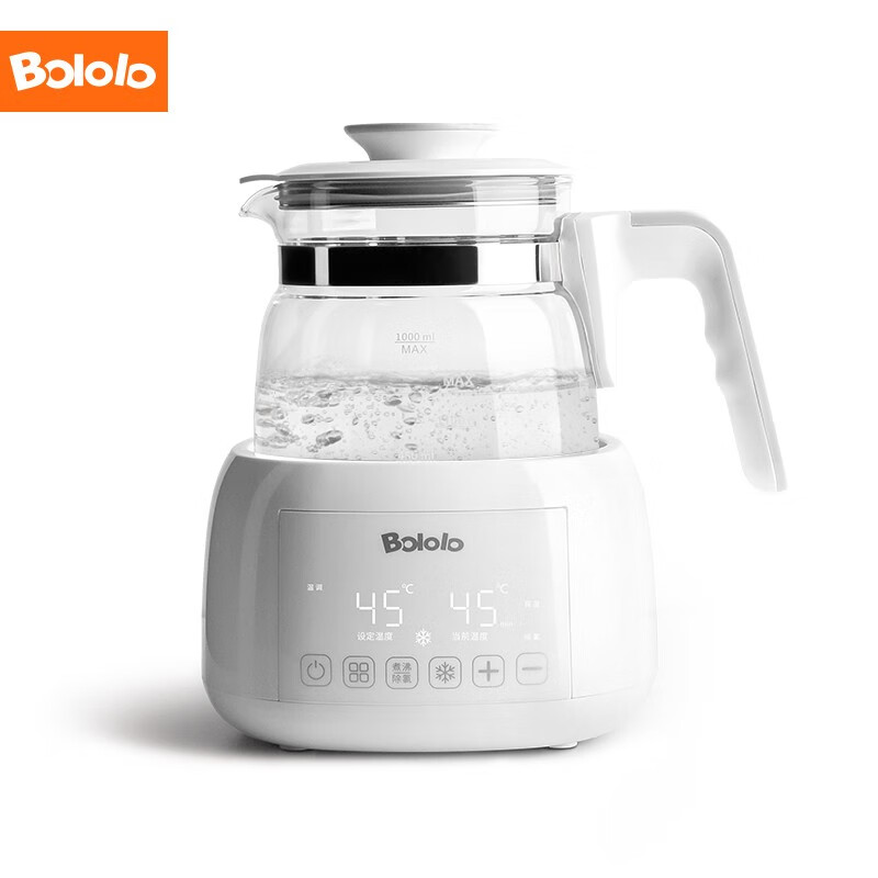 波咯咯（bololo）恒温水壶调奶器婴儿1L夜灯多功能温奶暖奶器冲奶器  液晶款BL-1205