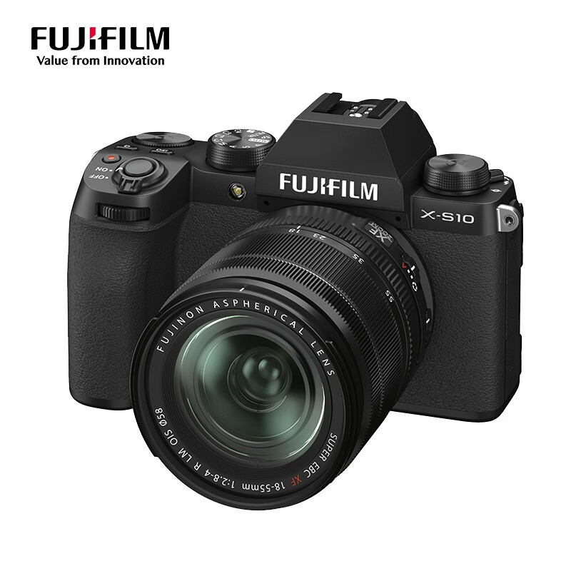 %title插图%num 富士(FUJIFILM)X-S10 微单相机 18-55mm套机 2610万像素 五轴防抖 翻转屏 漂白模式