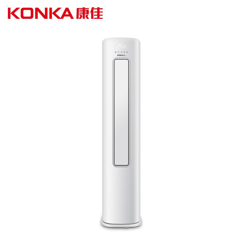 康佳（KONKA）2匹 新能效 快速冷暖 一键节能 变频客厅空调  以旧换新 立式圆柱柜机 KFR-51LW/HC3