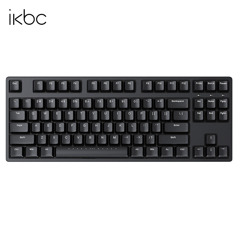ikbc87机械键盘游戏樱桃cherry轴电脑外设笔记本有线数字办公C104/W200无线可选 W200无线2.4G87键 红轴