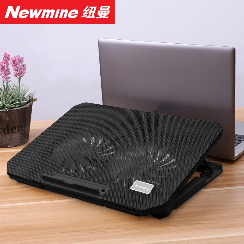 纽曼（Newmine）笔记本散热器支架静音游戏本电脑支架天选散热底座风扇13.3/14/15.6英寸适用联想戴尔NT100