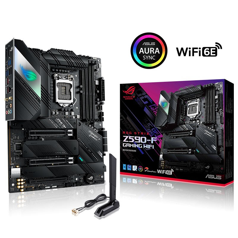 玩家国度（ROG）ROG STRIX Z590-F GAMING WIFI主板 支持 CPU 11900K/11700K/10900K/10700K（Intel Z590/LGA 1200）