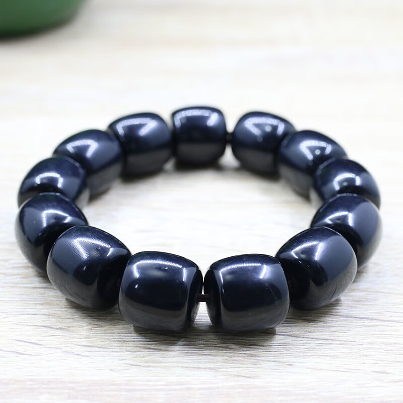 男女款可可西里精品文玩佛珠男女手链真品 可可西里羊角圆珠手串18mm