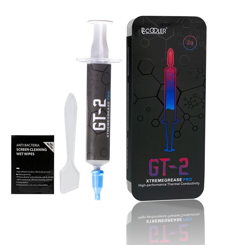 超頻三（PCCOOLER）GT-2 2g CPU散熱硅脂（導(dǎo)熱硅脂/顯卡散熱膏/臺式機(jī)cpu筆記本硅膠/配刮刀）