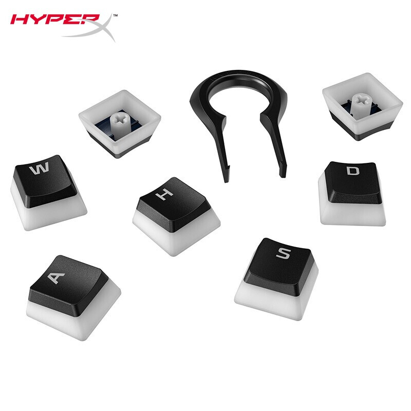 金士顿(Kingston) HyperX 2代黑白双色布丁 游戏键帽 104键